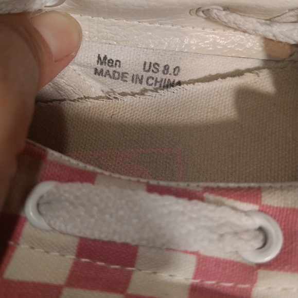 Pink Canvas Sneakers with White Laces - Picture 5 of 7